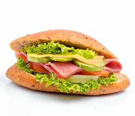Ham Cheese Roll Represents Tasty Rolls And Delicious
