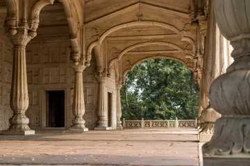 Fototapeten Diwan-i-Khas in Red Fort in Old Delhi, India © schame87