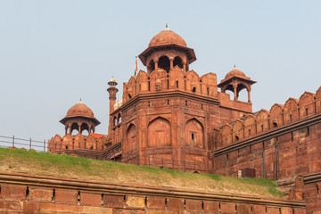 Lahori Gate of Red Fort in Old Delhi, India