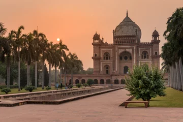 Foto op Plexiglas Safdarjang Tomb at Sunset in Delhi, India © schame87