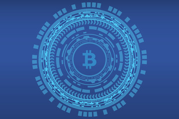 Bitcoin abstract wallpaper