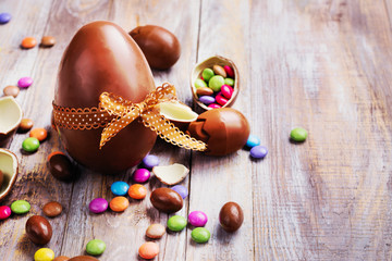 Easter chocolate egg