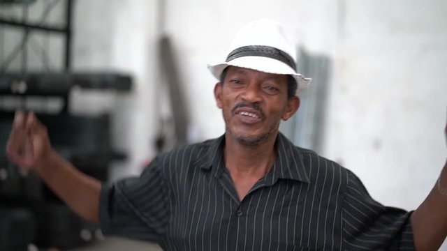 Brazilian Man Dancing Samba - Sambista