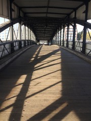 shadows on the bridge
