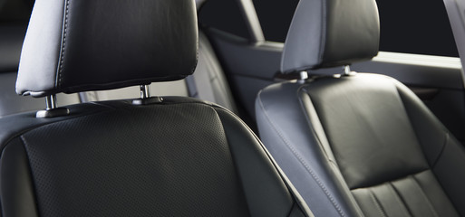 Part of  leather car seat details
