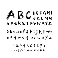 벡터 문자 / 손으로 쓴 글씨체