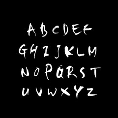 벡터 문자 / 손으로 쓴 글씨체