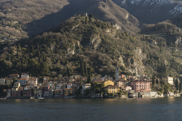 Fototapeta na wymiar Vista del Lago de Como, Italia