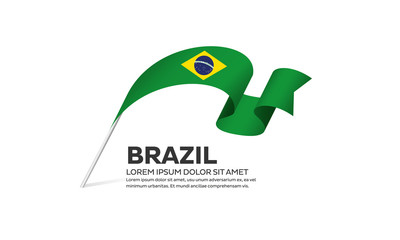 Brazil flag background