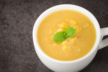 corn soup with corn