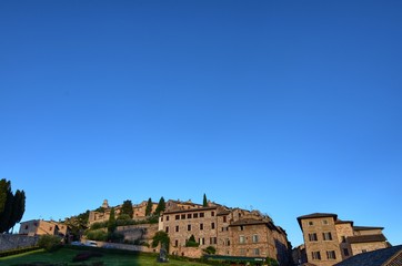 Fototapeta na wymiar Panoramic view of Assisi, Umbria, Italy