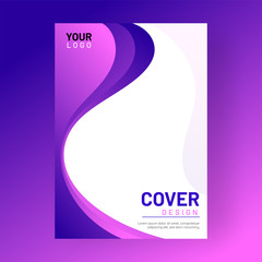Design annual report, cover, vector template brochures, flyers, presentations, leaflet, magazine a4 size.