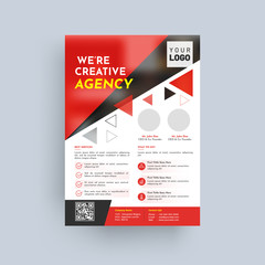 Design annual report, cover, vector template brochures, flyers, presentations, leaflet, magazine a4 size.