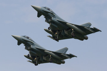 Europäische Kampfflieger landen in Deutschland