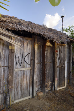 Toilette in einem Nationalpark auf Madagaskar