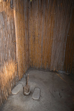 Toilette in einem Nationalpark auf Madagaskar