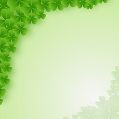 St. Patrick's Day celebration background.