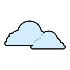 weather cloud isolated icon vector illustration design