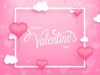 Happy Valentines Day celebration concept.