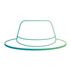 summer fashion hat icon vector illustration design