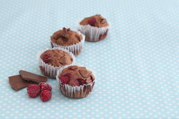 ラズベリーチョコレートマフィン