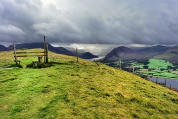 Track to teh stile on Darling Fell
