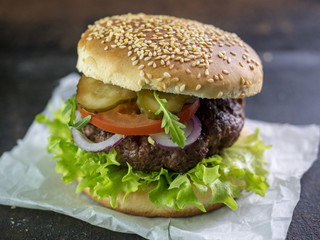 frischer Burger