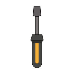 Screwdriver tool isolated icon vector illustration graphic design