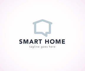 Vector flat construction company brand design template. Building, business company and architect bureau insignia, logo illustration isolated on white background. Line art.