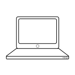 Laptop computer icon image