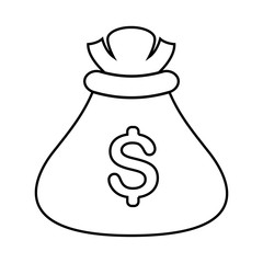 Money bag icon image