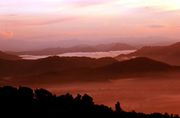 Fototapeta premium Pacitan East Java Indonesia seen from the height of the morning. 