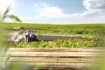 desk and spring time 