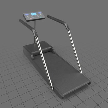 Treadmill with digital display