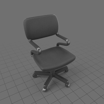 Office chair with modern arms