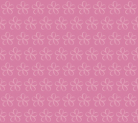Seamless floral pattern.  Cherry blossoms. Blooming cherry.