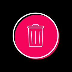Rubbish bin icon