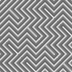 Design seamless monochrome zigzag pattern