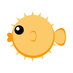 Cute fish character