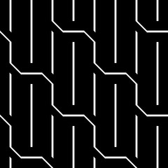 Design seamless monochrome zigzag pattern