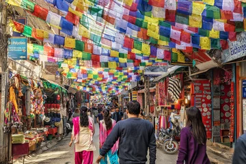 Velvet curtains Asian Places Thamel, Kathmandu, Nepal