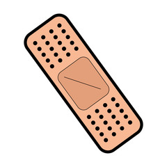 cure band isolated icon vector illustration design