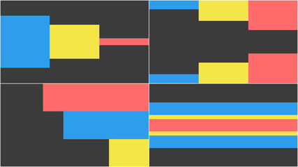 Tri Color Block Transitions Pack