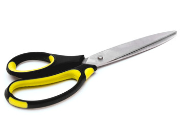 Stationery scissors isolated on white background