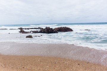 Beach Ocean Rocks Sand Landscape Sand