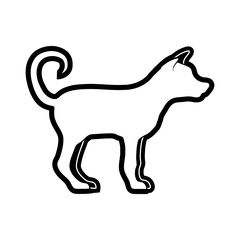 dog silhouette icon