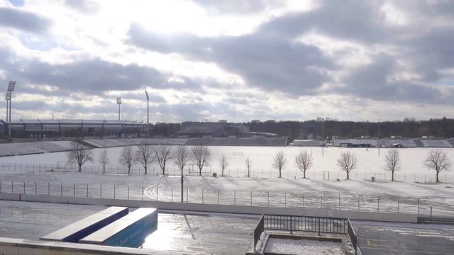 Nuremberg, view from the Main tribune  to the Zeppelinfeld