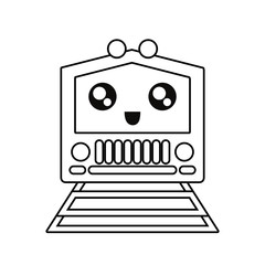 kawaii train icon image
