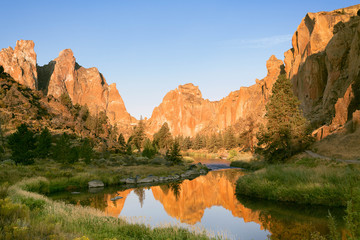 Sunrise Mountains Smith Rock Oregon