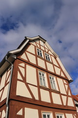 Fachwerkfassade in Lauterbach